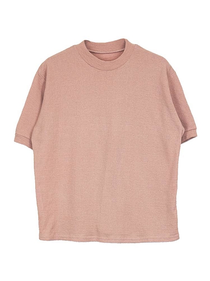 シンプルラウンドネックTシャツ