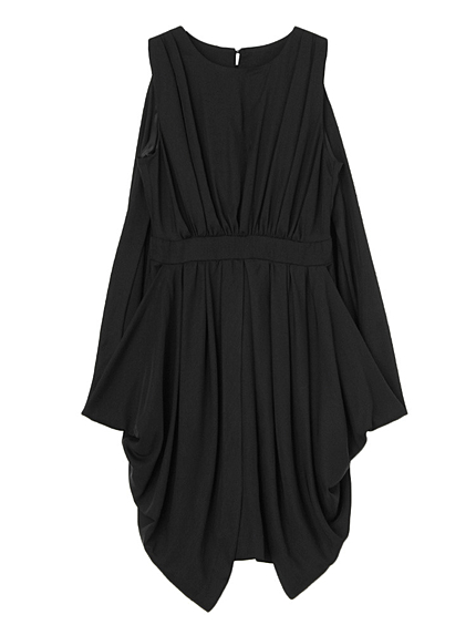 Ladyドレープマントワンピース