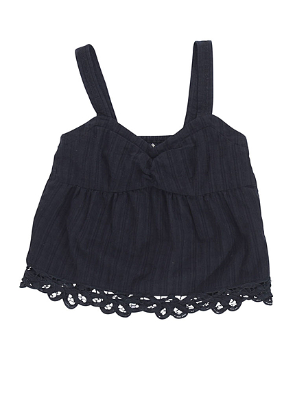 コットンレースビスチェ