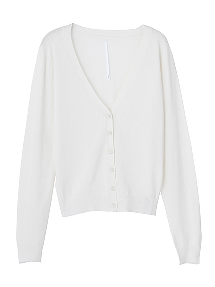 サマーカラーVネックカーデ