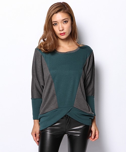 【2014秋冬新作】Vヘムトップス