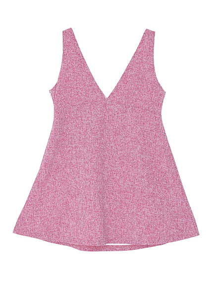 ツイードフレアワンピース