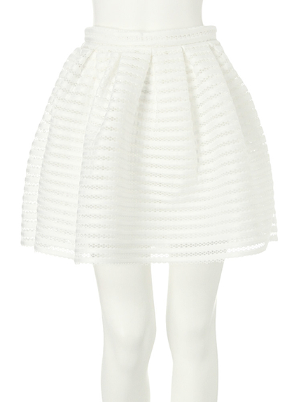 メッシュタックスカート