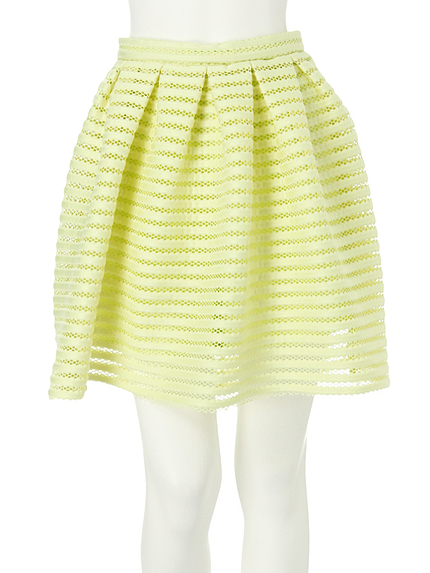 メッシュタックスカート