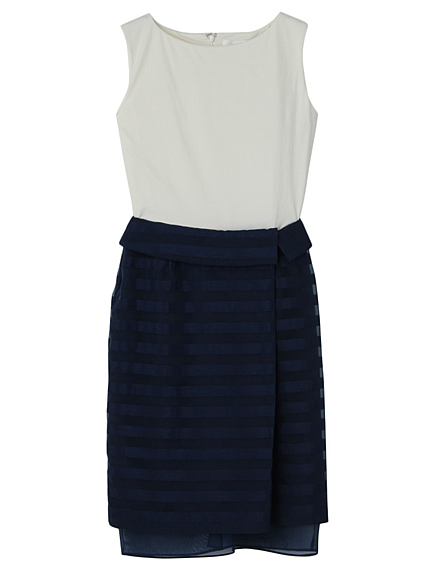 タイトレイヤードコンビワンピース