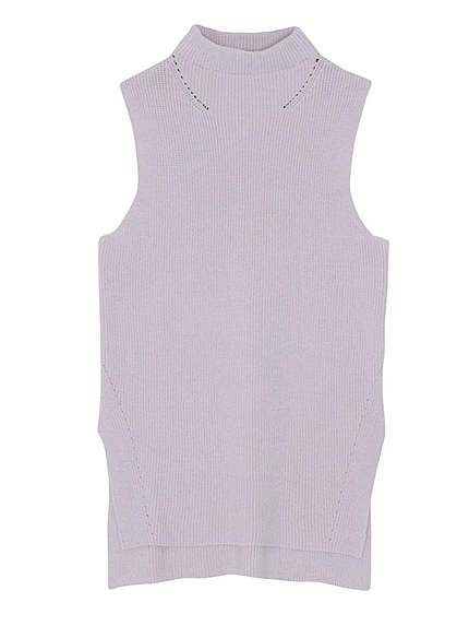 セットアップハイネックニットベスト【2015秋新作】