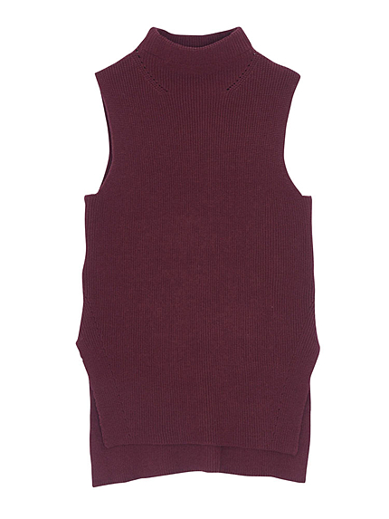 セットアップハイネックニットベスト【2015秋新作】