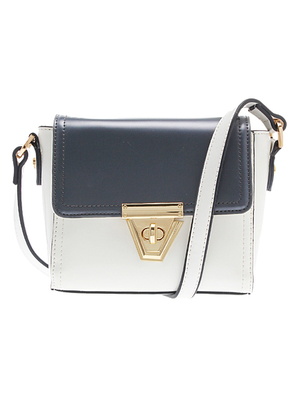 【GDS】 配色スクエアショルダーバッグ