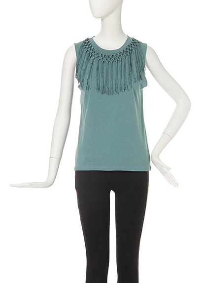 【CASUAL】フロントフリンジタンク