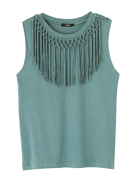 【CASUAL】フロントフリンジタンク