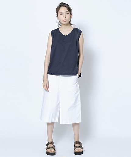 【mini7月号掲載】DENIM GAUCHO PANTS　（ガウチョパンツ/デニム）