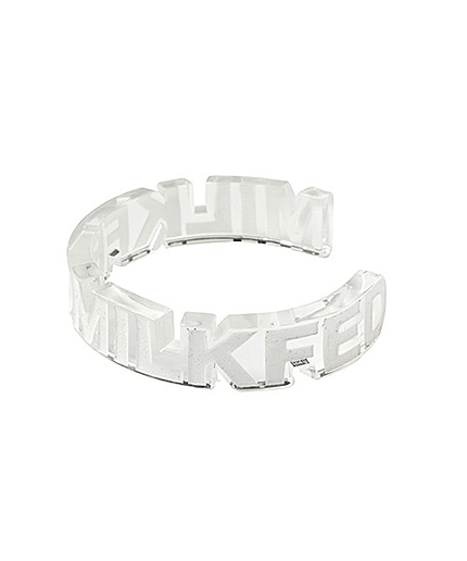 MILKFED CLEAR BANGLE (バングル/ロゴ)