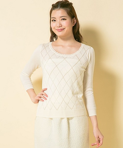 アーガイルニット