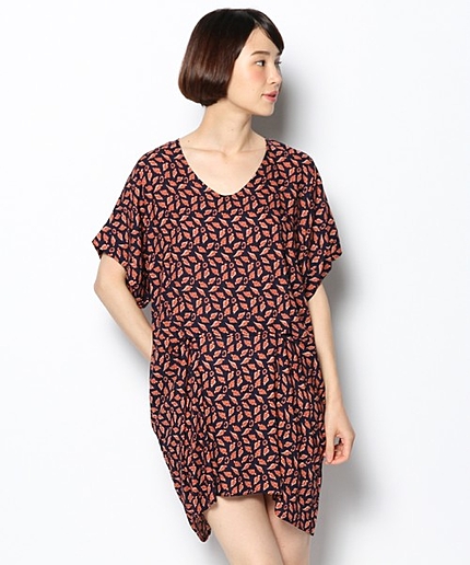 フェザープリントチュニック