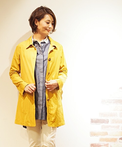 ステンカラーコート