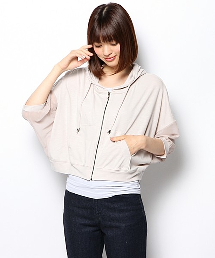 ショートパーカー