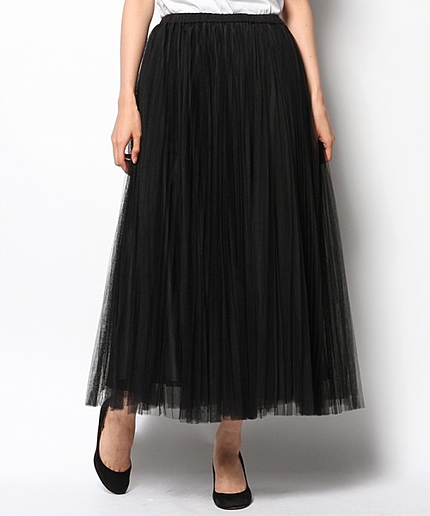 プリーツスカート(マキシ丈)