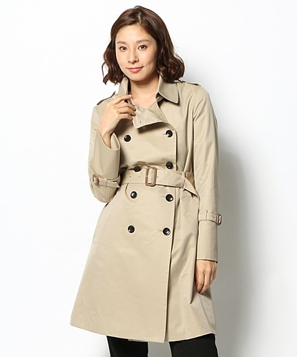 T/Cシャンブレーツイルトレンチコート