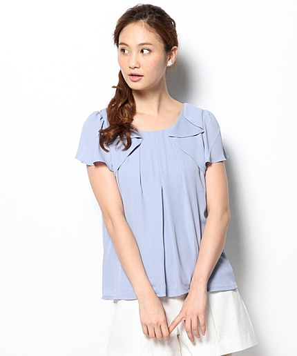 フェミニンジョーゼットブラウス