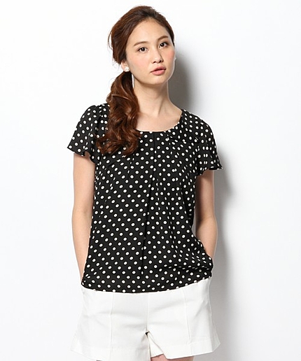 フェミニンジョーゼットブラウス