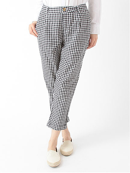 ・Uギンガムゆるパンツ