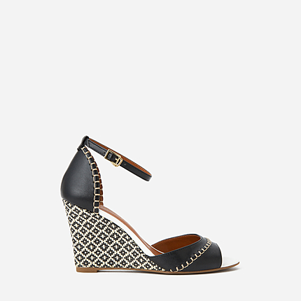 ウーベンウェッジサンダル / WOVEN WEDGE SANDALS