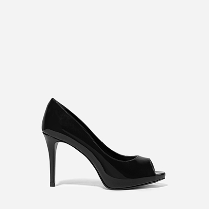 ピープトゥプラットフォームパンプス / PEEP-TOE PLATFORM PUMPS