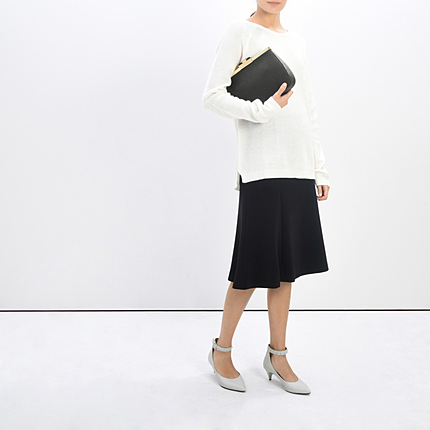 リボン付バックルクラッチ / BOW BUCKLE CLUTCH