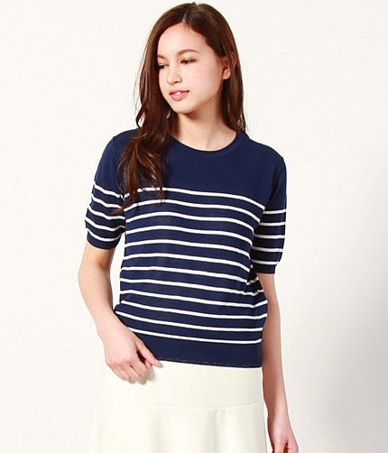 【今だけ!セールOFF率からさらに20%OFF】 【SEDA7月号掲載】 【ひんやりUVケア】半袖ニットプルオーバー