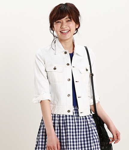 ホワイトデニムGジャン