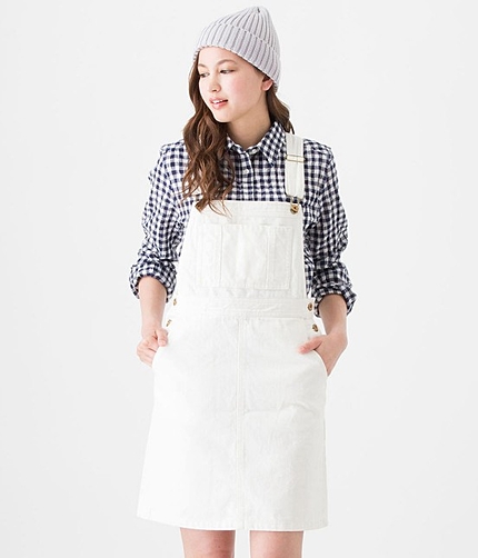 【今だけ!J'aDoRe限定10%OFF】 【WEB限定】デニムサロペットスカート