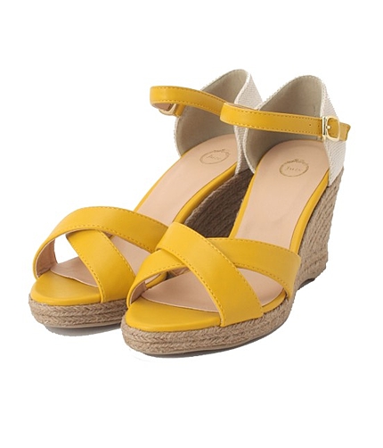 【LIMITED SALE!今だけさらに10%OFF】 【WEB限定LLサイズ】クロスウェッジサンダル