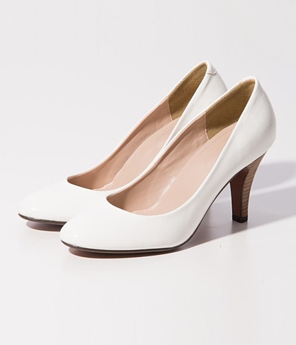 ★3/12ヒルナンデス!でご紹介★ 【WEB限定SSサイズ】エナメルプレーンパンプス(ヒール8cm)