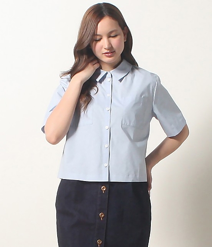 【SEDA6月号掲載】 ショート丈シャツ