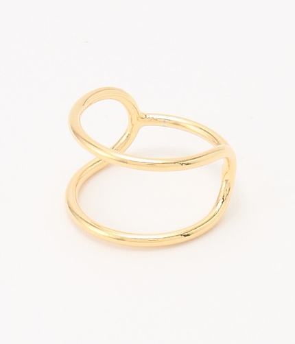 変形二股リング