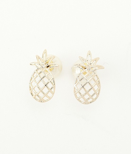パイナップルイヤーアクセサリー