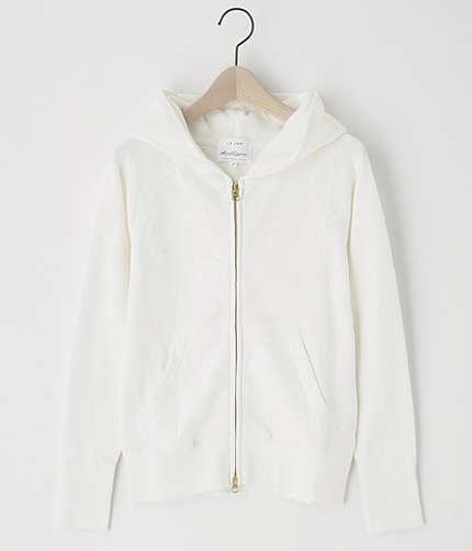 裏毛フラットシームパーカー