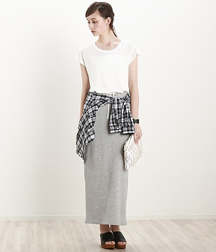 裏毛マキシスカート