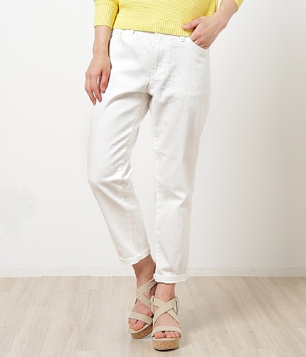 【non-no8月号掲載】 カツラギ ホワイトデニムパンツ