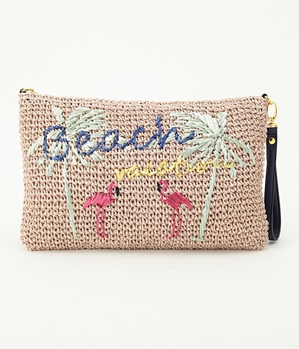 【先行予約】 【Ray6月号掲載】 【2WAY】エンブロイダリークラッチバッグ