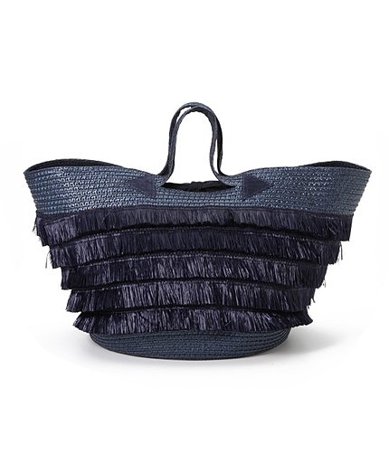 【LIMITED SALE!今だけさらに10%OFF】 【BERTINI】フリンジかごバッグ