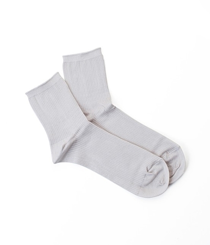 【with6月号掲載】 シンプルリブソックス