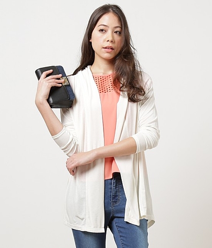 ニードカラートッパーカーディガン