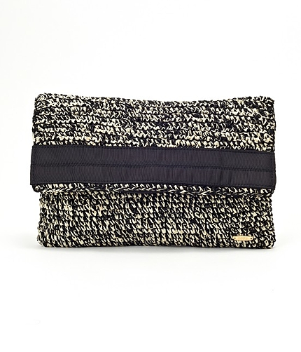 【GLOW7月号掲載】 ラフィアクラッチバッグ