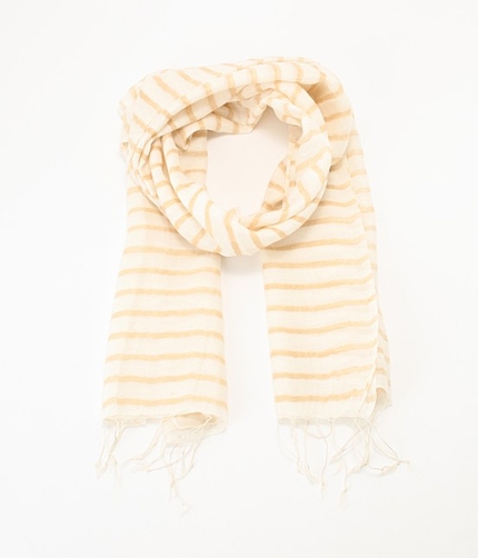 【LIMITED SALE!今だけさらに10%OFF】 シルク混ボーダーストール