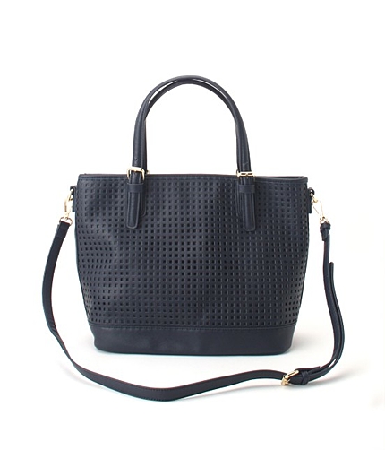 【non-no5月号掲載】 【2WAY】スクエアパンチングトートバッグ