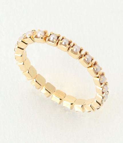 ラインストーンゴムリング