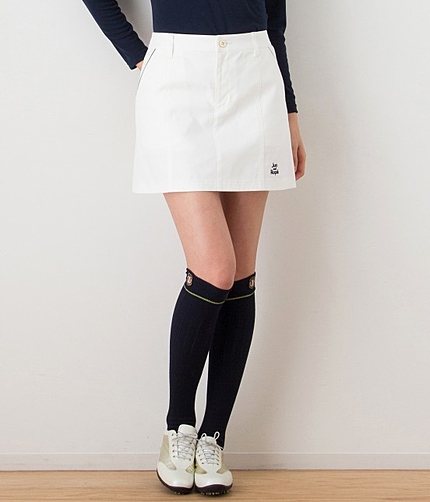 【LIMITED SALE!今だけさらに10%OFF】 【飯島プロ着用アイテム】サテンストレッチ切替Aラインスカート