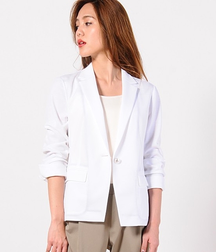 【Oggi5月号掲載】 鹿の子テーラードジャケット