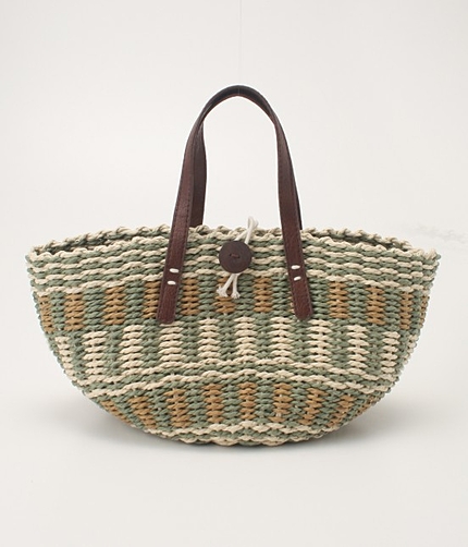 【mina7月号掲載】 マルチカラーラウンドバスケット